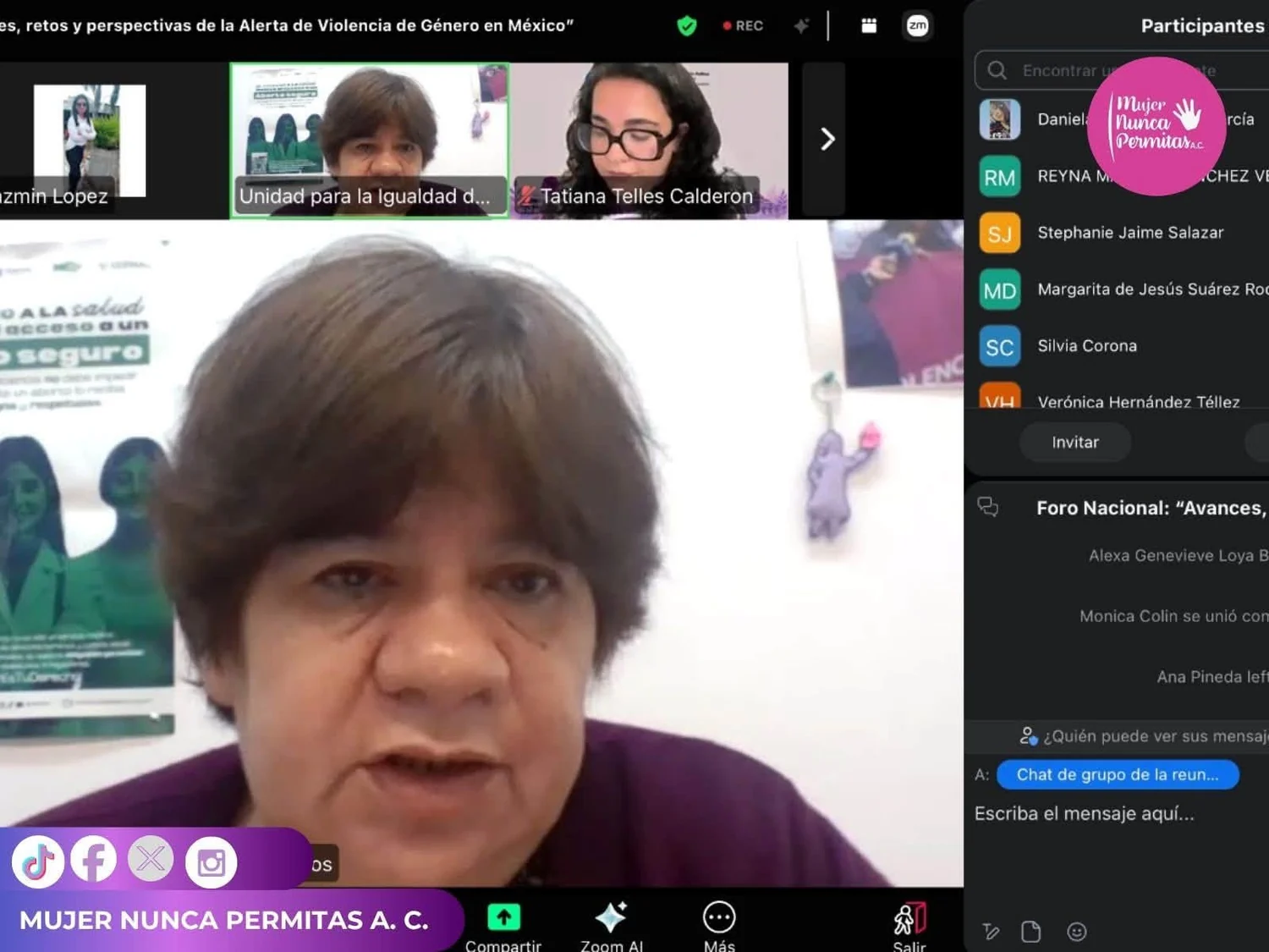 Foro Nacional sobre la Alerta de Violencia de Género